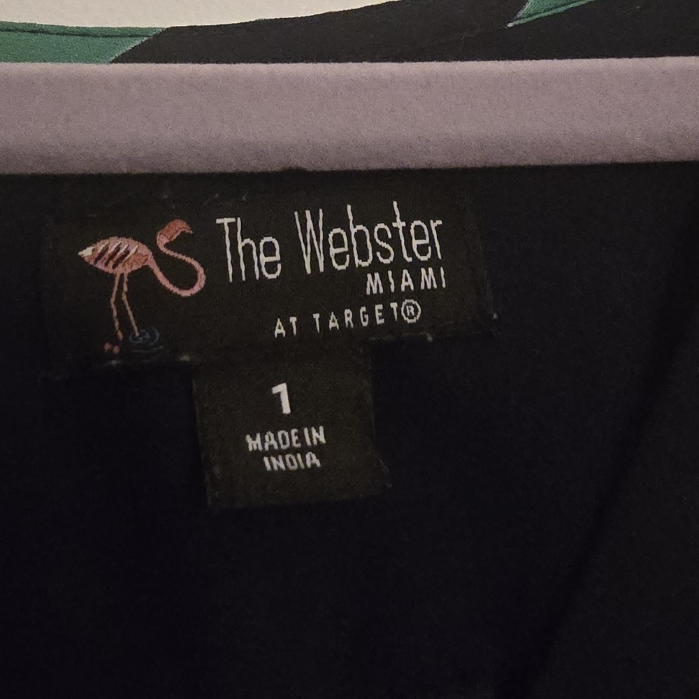 The Webster Miami At Target Women's Geometric Mini Retro Surplice Dreaa - Picture 2 of 4